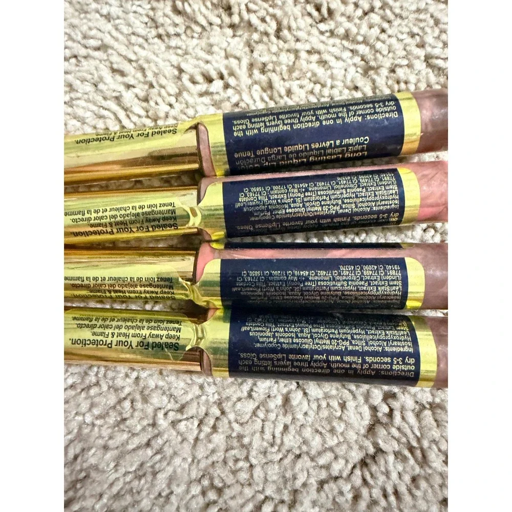 SeneGence LipSense Nude Long Lasting Liquid Lip Color Lot of 4 Sealed 0.25oz